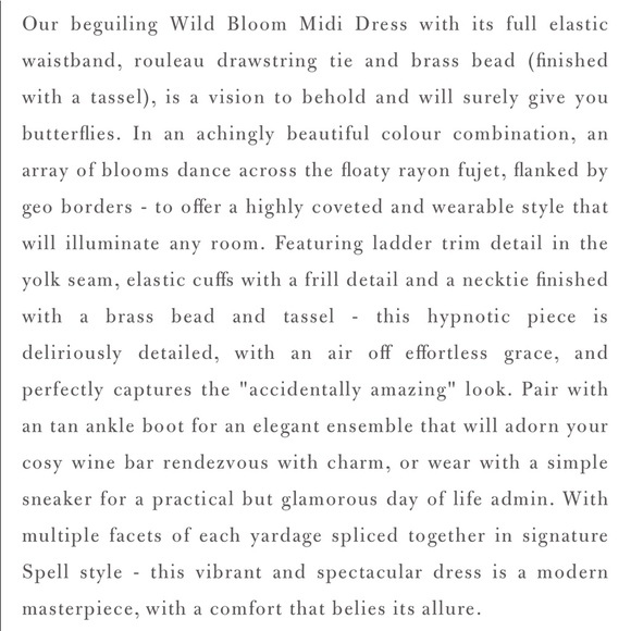 Spell and the Gypsy Wild Bloom Midi Dress - Picture 7 of 11